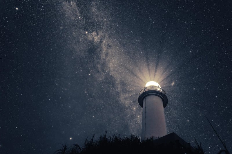 Solo Traveler under the Milky Way